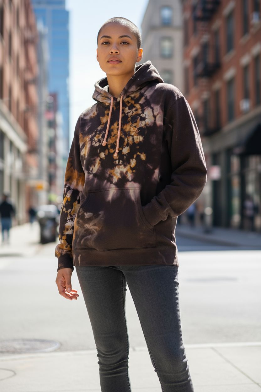 Tie-Decolorized Heavyweight Hoodie XL (One-of-0ne)